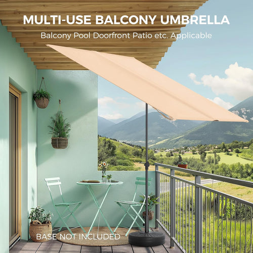 360° Rotating Balcony Umbrella UPF50+